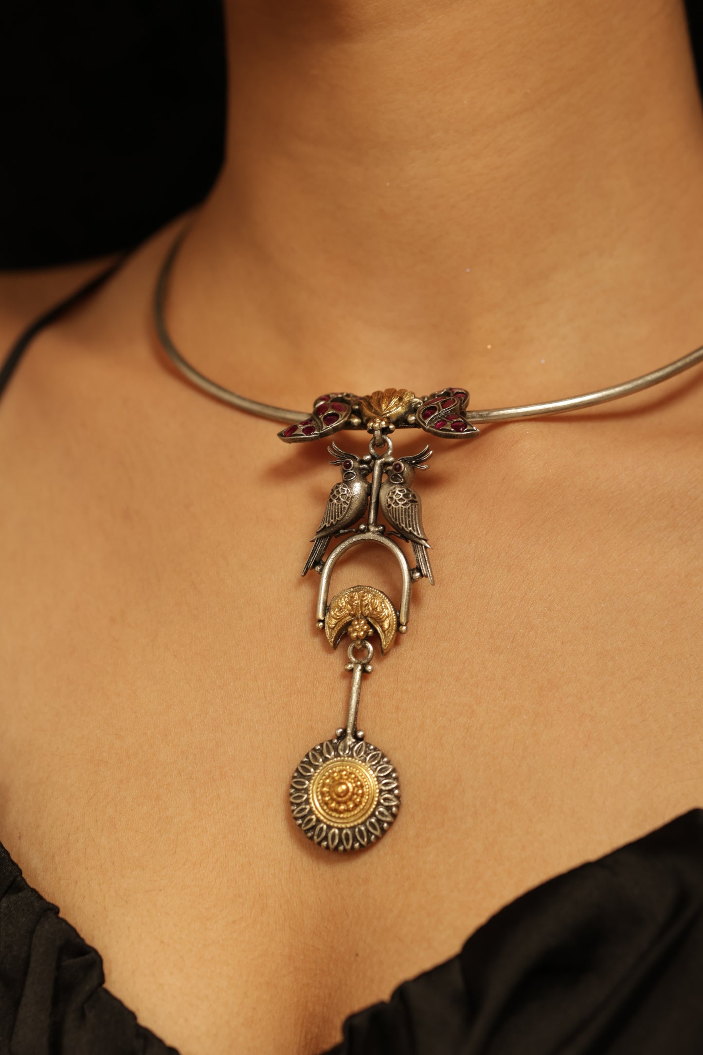 VAMIKA BIRD MOON & SUN KEMP STONE HASLI