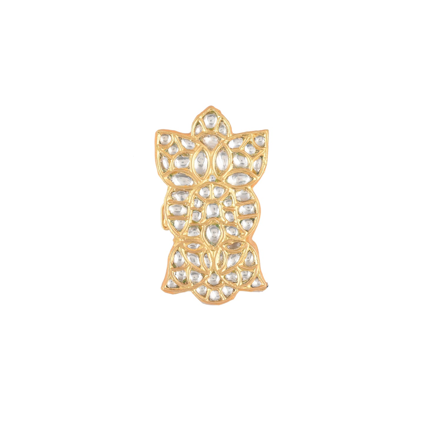 KALKI CRYSTAL STONE, GOLD PLATED RING