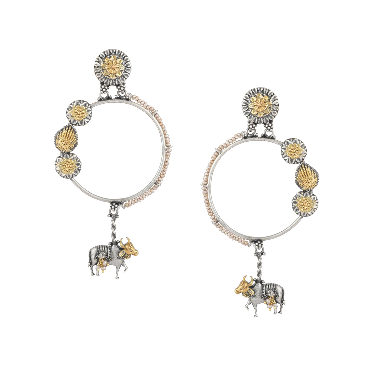 DAMA HOLY COW SILVER
EARRING