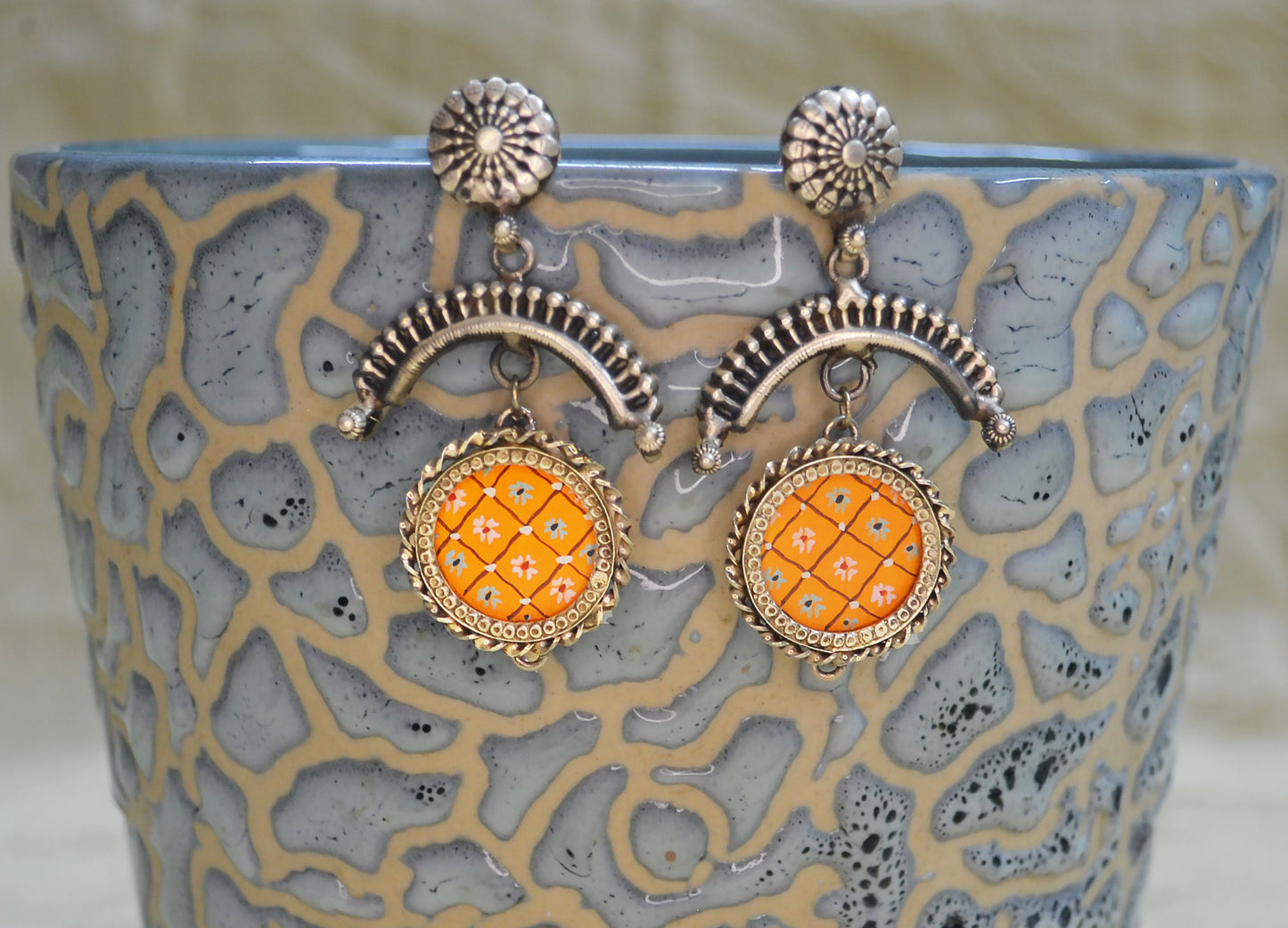 Udyati Hand Painted Earrings