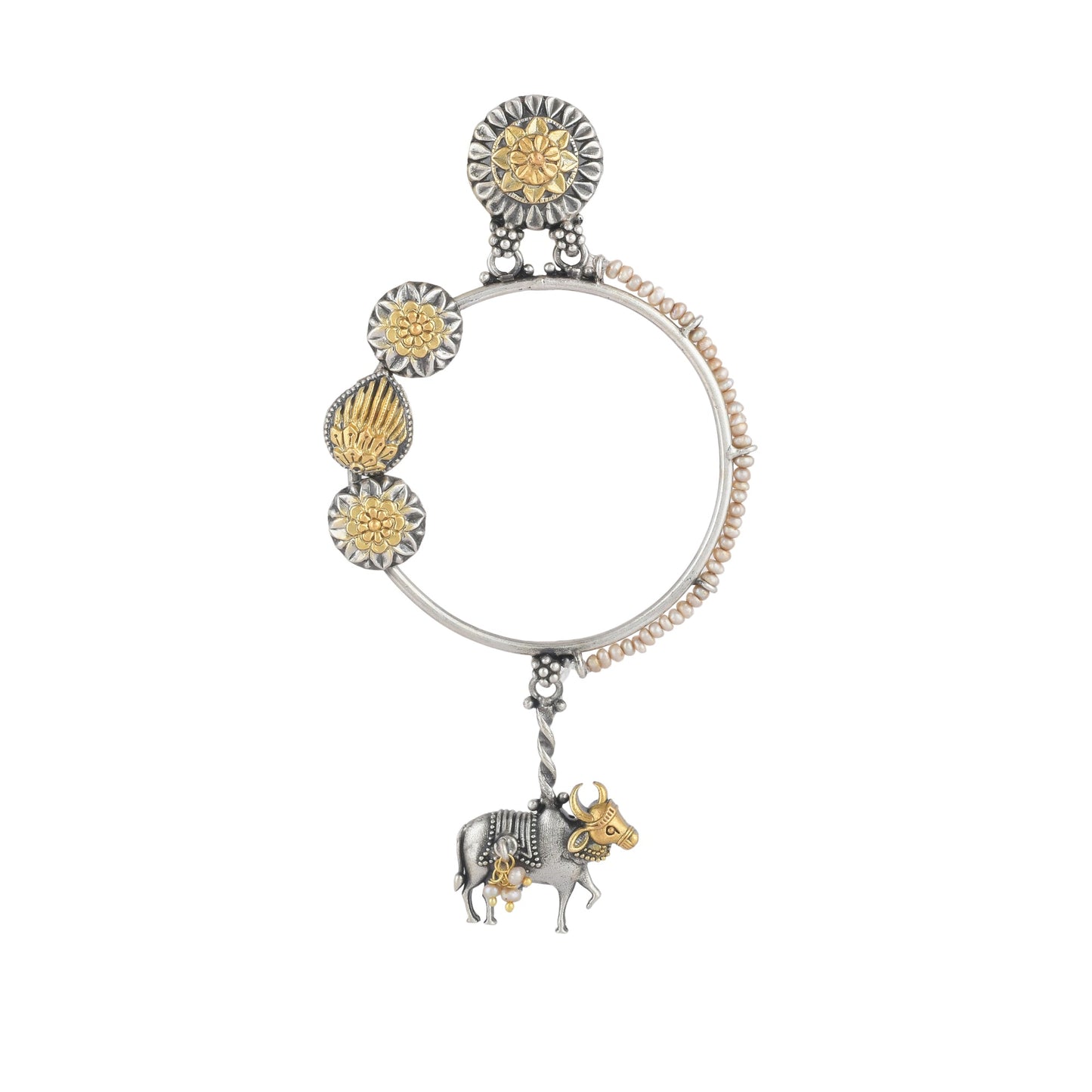 DAMA HOLY COW SILVER
EARRING
