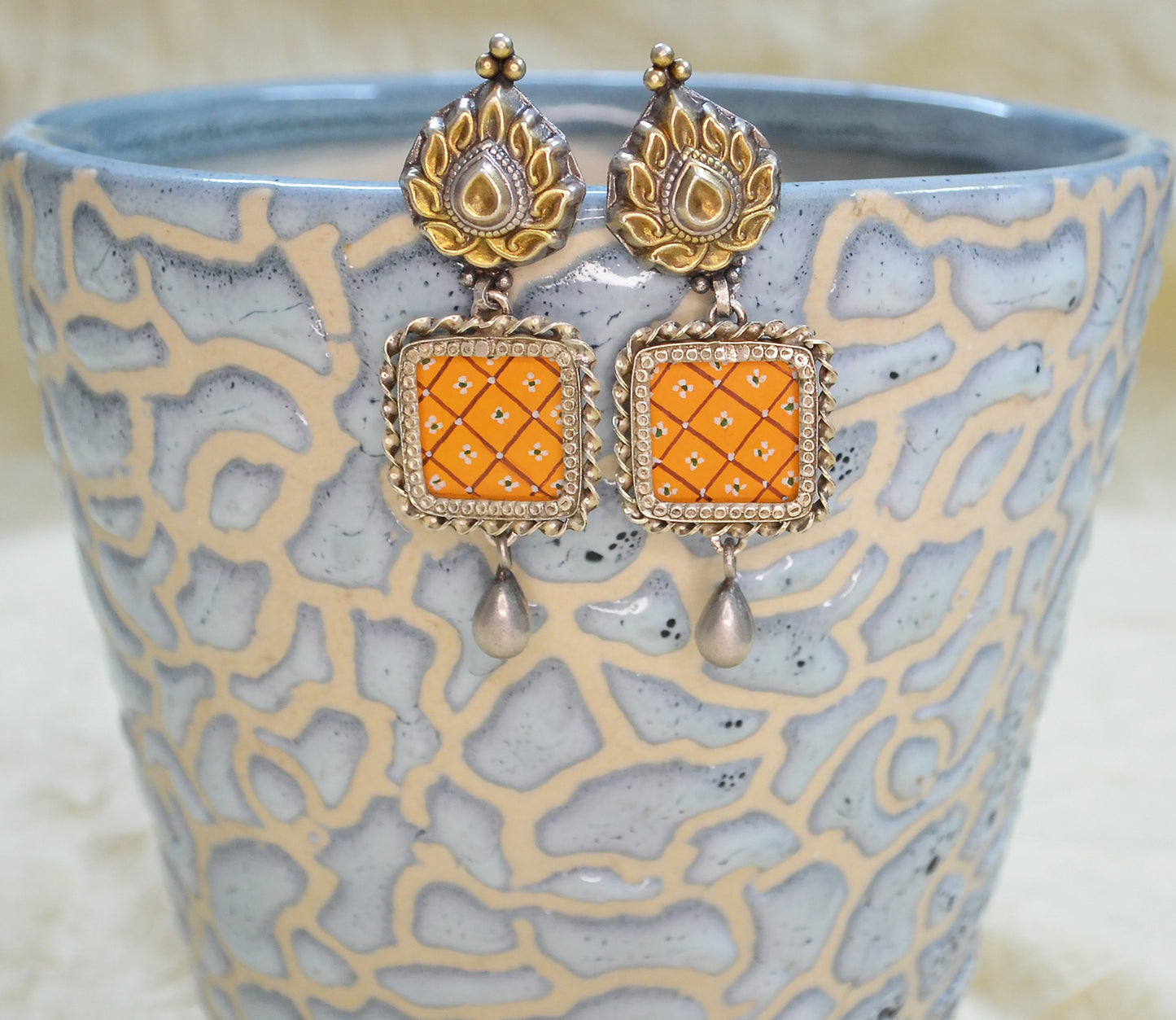 Chitra Hand Painted Earring