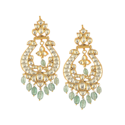 AHANA GOLD PLATED 
SILVER WITH STUDDED STONE